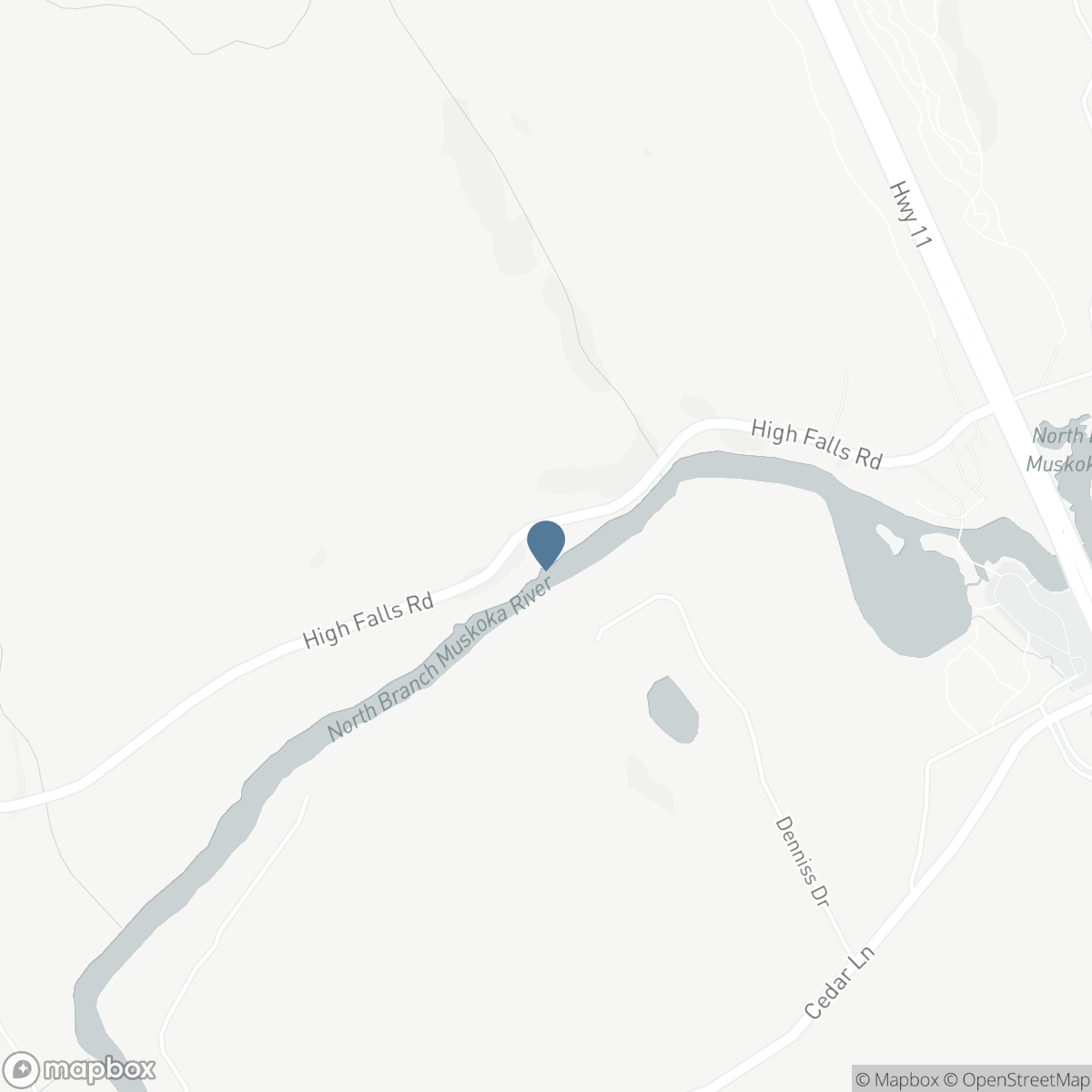 1246 HIGH FALLS ROAD, Bracebridge, Ontario P1L 0L1